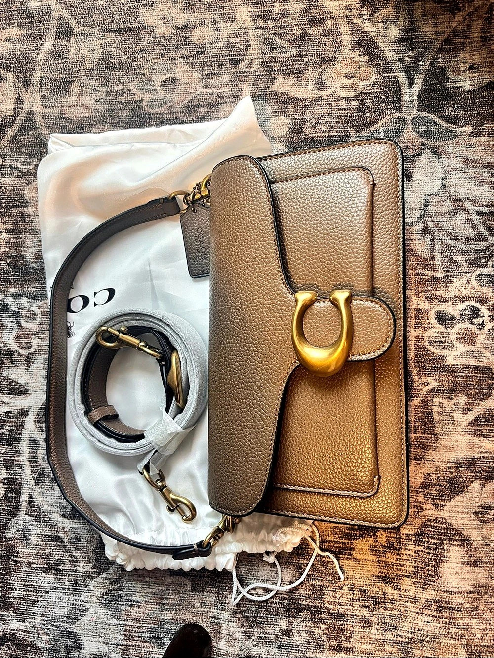 COACH Tabby Shoulder Bag 26 Brown Crossbody Bag